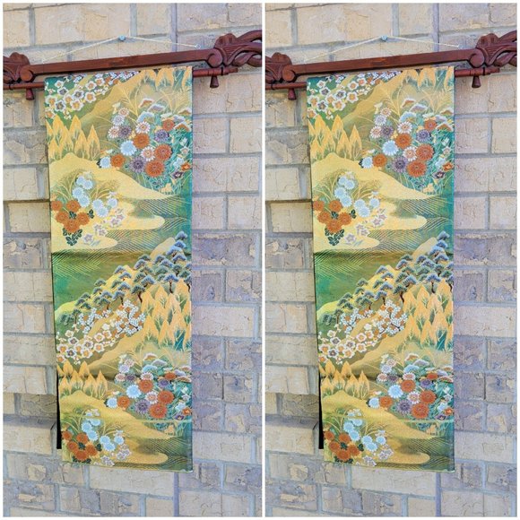 Vintage Japanese Obi/ Japanese obi for women/Vintage Obi Japan/Obi Sash/ Kimono - Picture 1 of 9